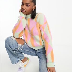 Cotton On Pastel Patterned Sweater